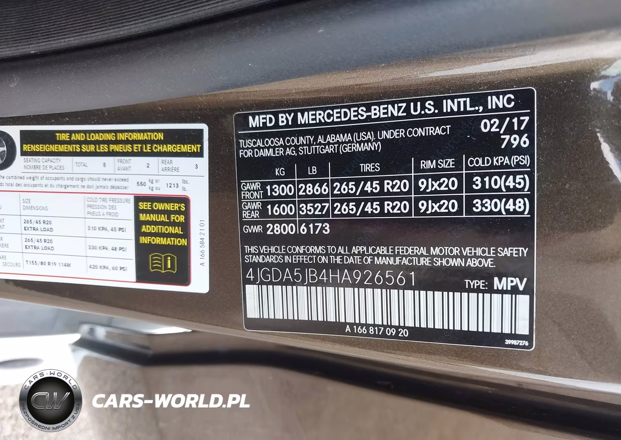 2017 Mercedes-Benz Gle 350 VIN:4JGDA5JB4HA926561 - 9