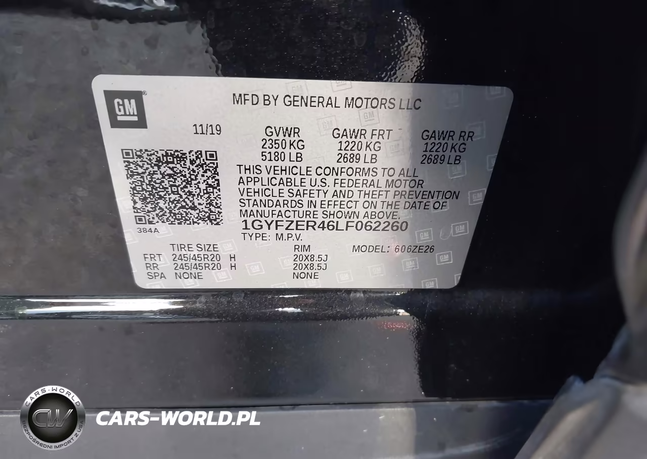 2020 Cadillac Xt4 Fwd Sport VIN:1GYFZER46LF062260 - 9