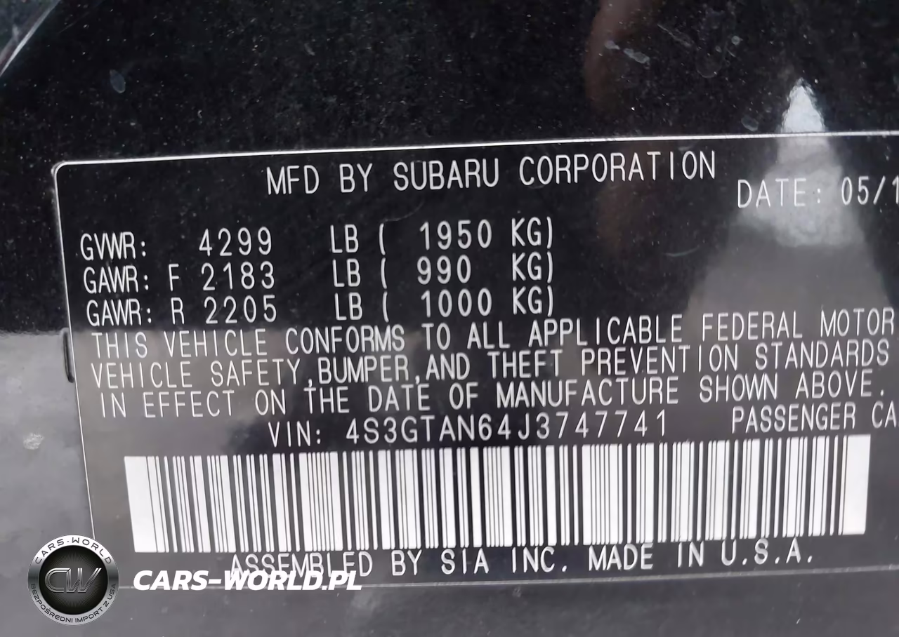 2018 Subaru Impreza 2.0I Limited VIN:4S3GTAN64J3747741 - 9