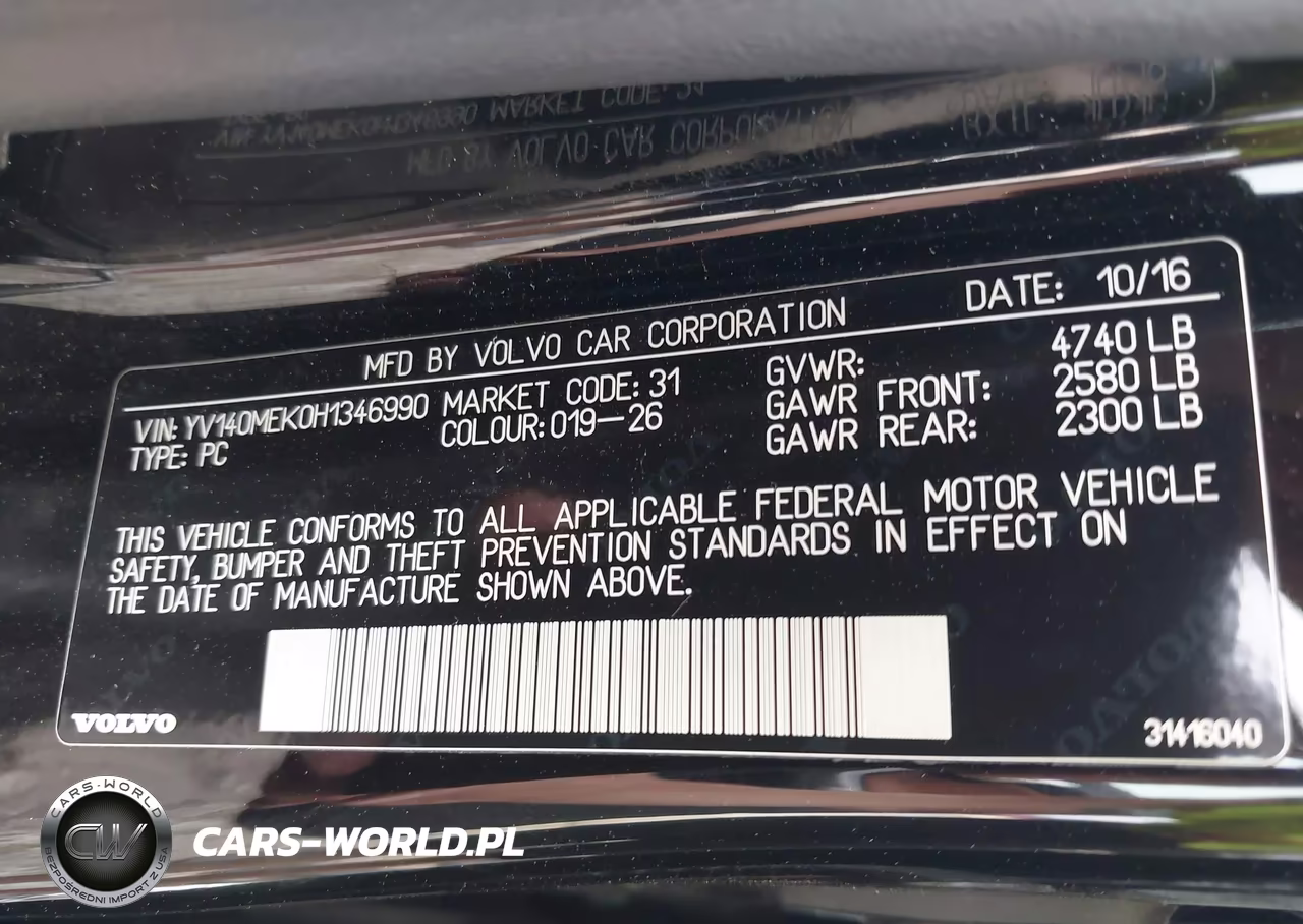 2017 Volvo V60 T5 Premier VIN:YV140MEK0H1346990 - 9