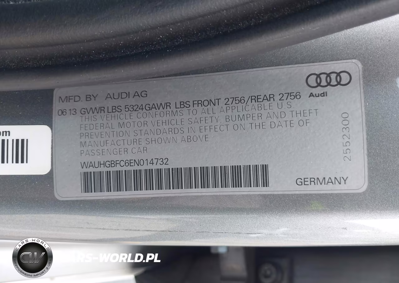 2014 Audi A6 3.0T Premium Plus VIN:WAUHGBFC6EN014732 - 9
