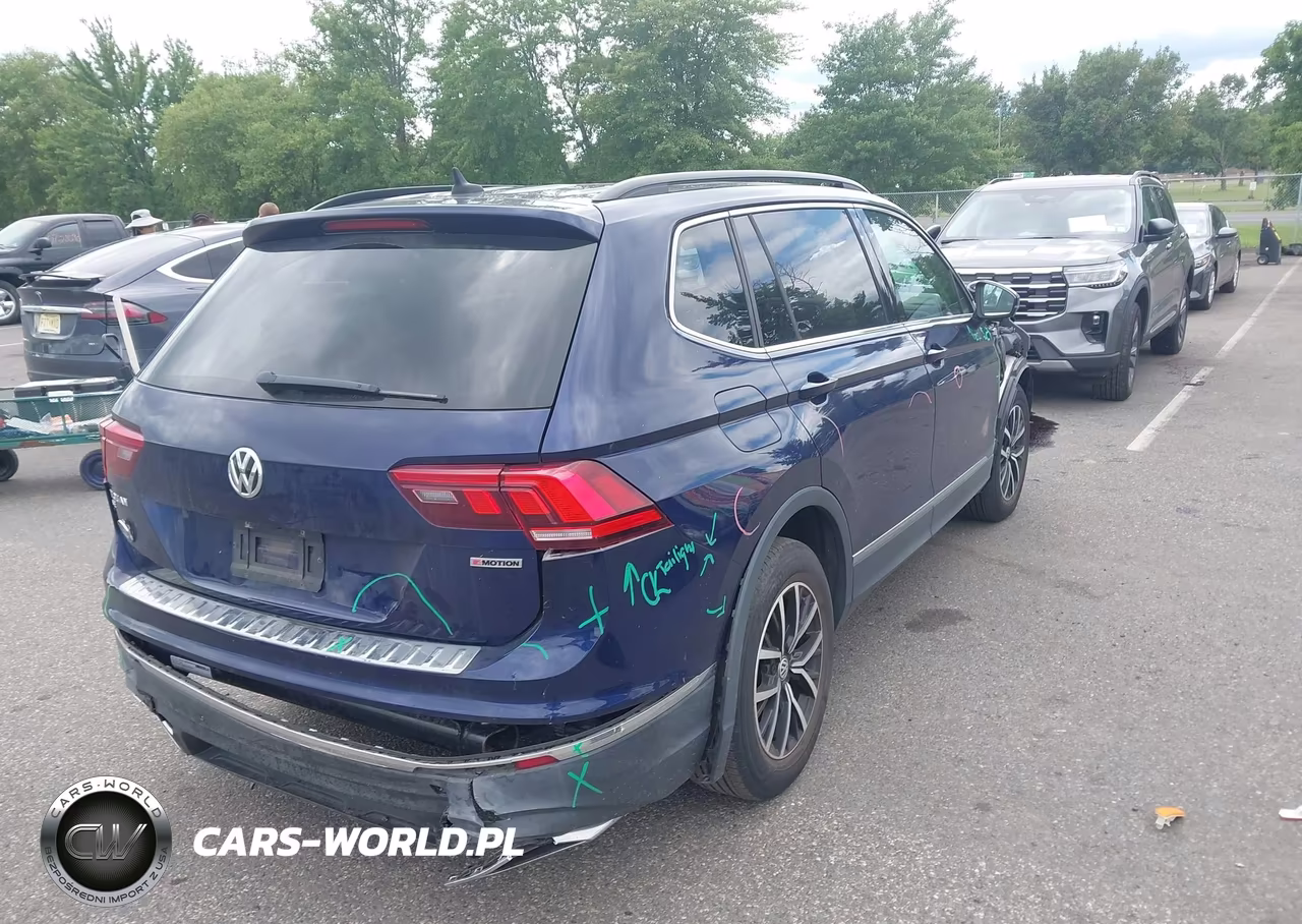 2021 Volkswagen Tiguan 2.0T Se-2.0T Se R-Line Black-2.0T Sel VIN:3VV2B7AX6MM021656 - 4
