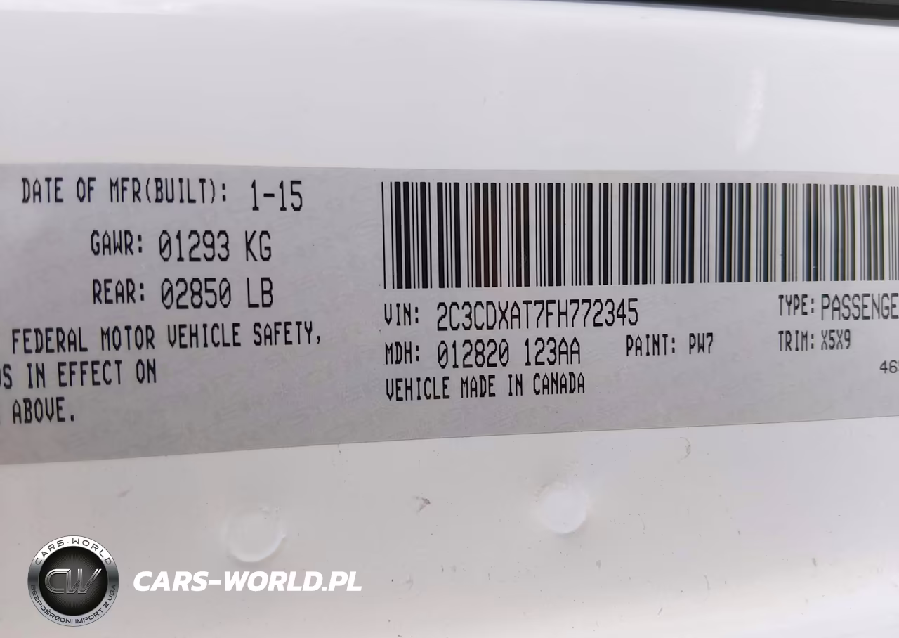 2015 Dodge Charger Police VIN:2C3CDXAT7FH772345 - 9