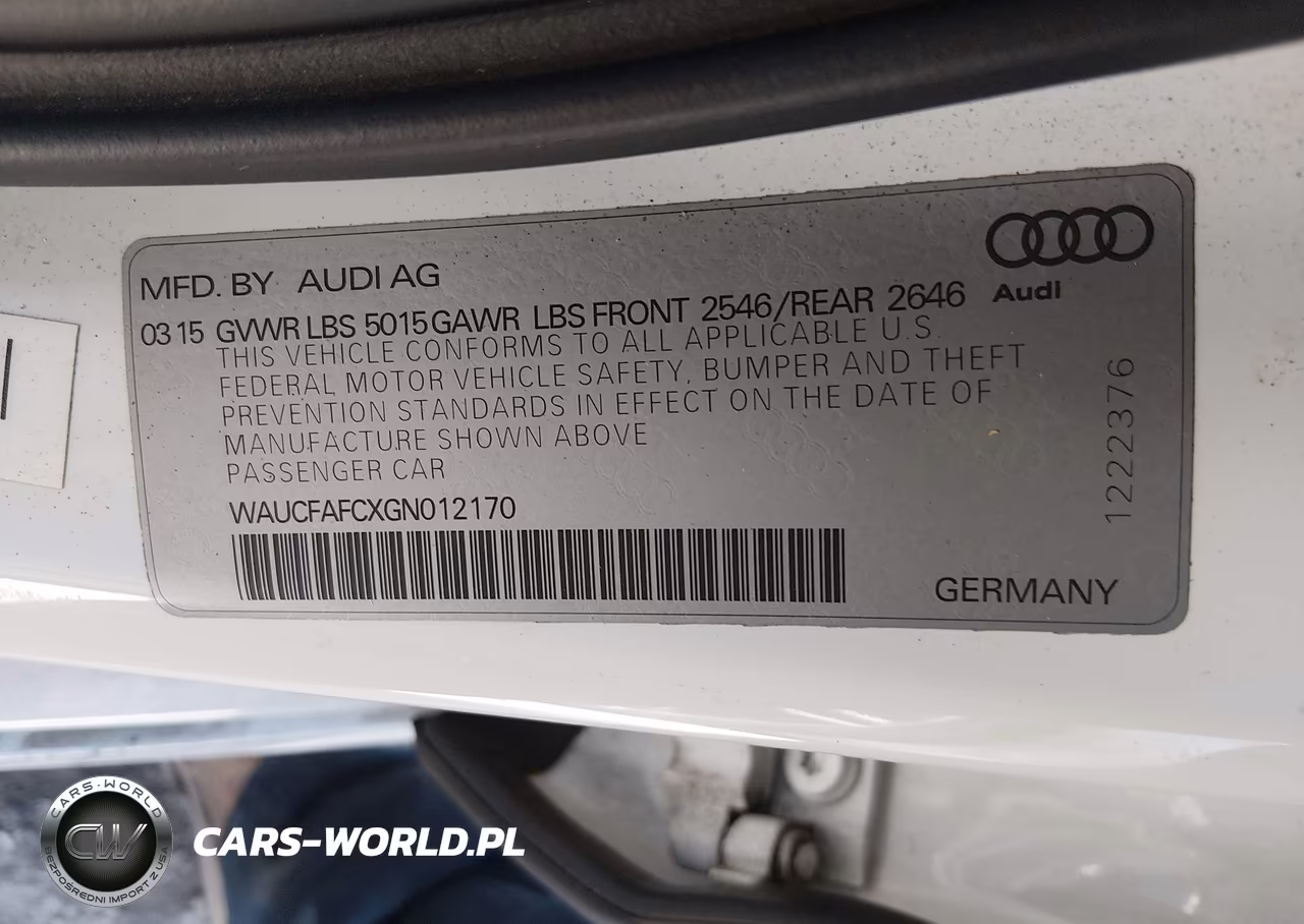 2016 Audi A6 2.0T Premium VIN:WAUCFAFCXGN012170 - 9