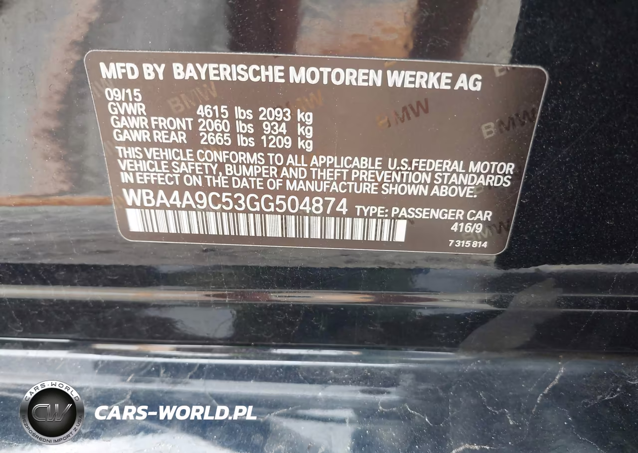 2016 BMW 428I Gran Coupe VIN:WBA4A9C53GG504874 - 9