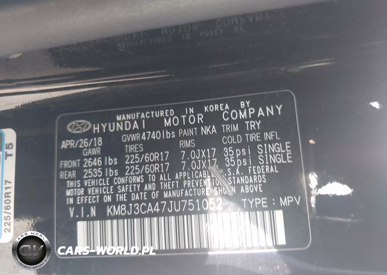 2018 Hyundai Tucson Sel Plus VIN:KM8J3CA47JU751052 - 9