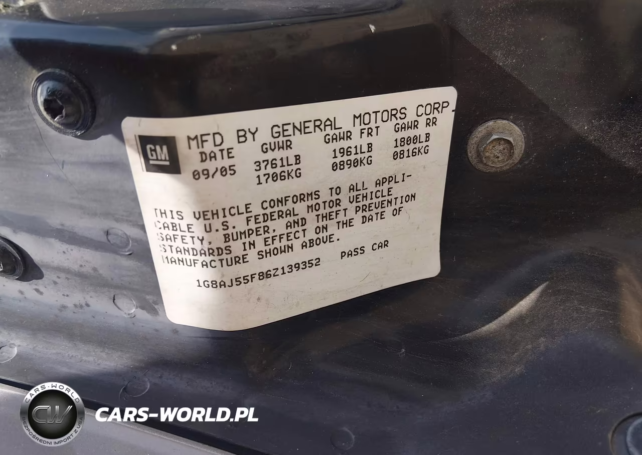 2006 Saturn Ion 2 VIN:1G8AJ55F86Z139352 - 9