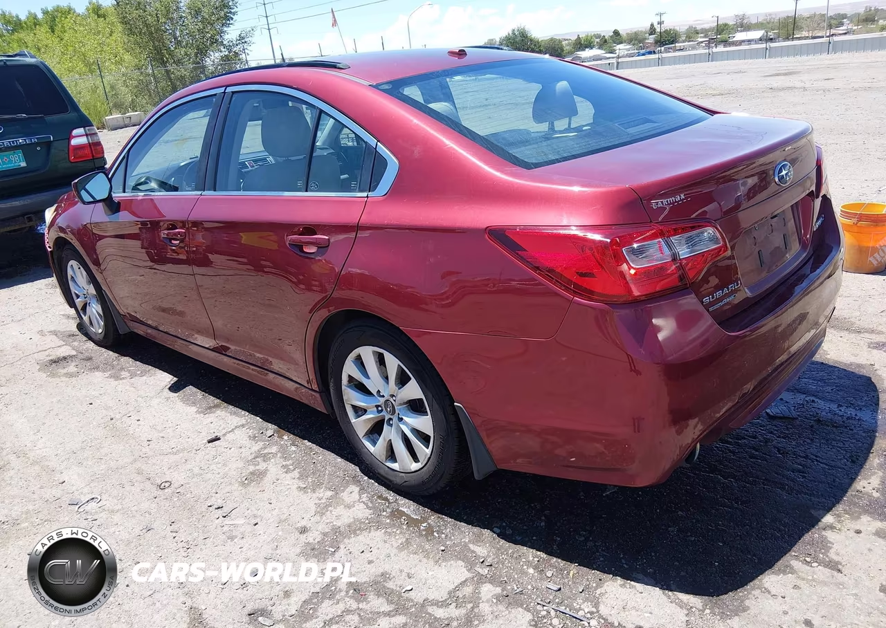 2015 Subaru Legacy 2.5I Premium VIN:4S3BNBC62F3004399 - 3