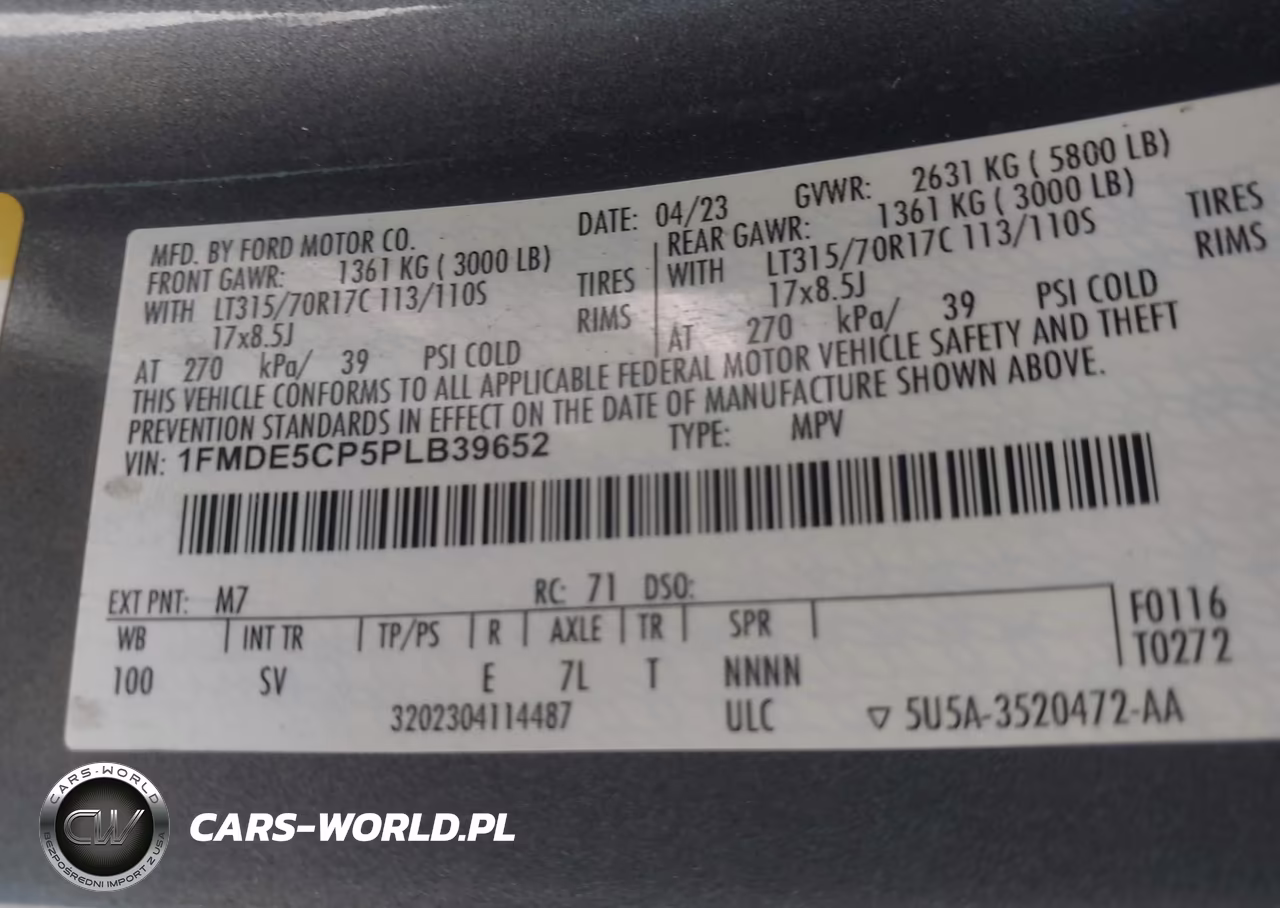 2023 Ford Bronco Black Diamond VIN:1FMDE5CP5PLB39652 - 9