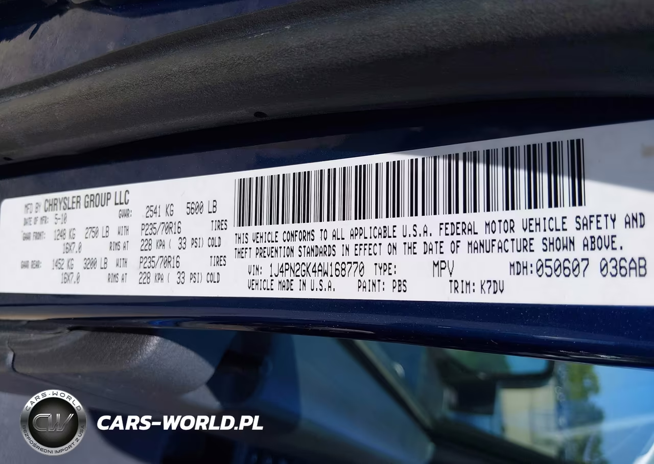 2010 Jeep Liberty Sport VIN:1J4PN2GK4AW168770 - 9