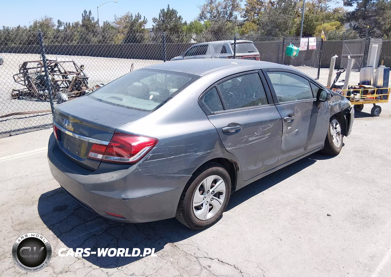 2013 Honda Civic Lx VIN:19XFB2F52DE094091 - 4