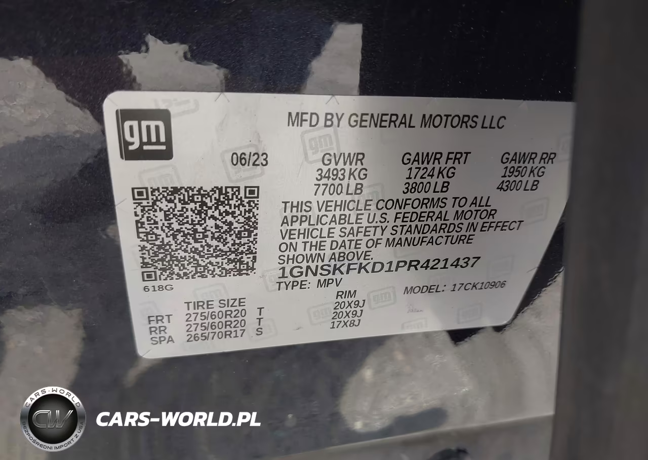 2023 Chevrolet Suburban 4Wd Premier VIN:1GNSKFKD1PR421437 - 9