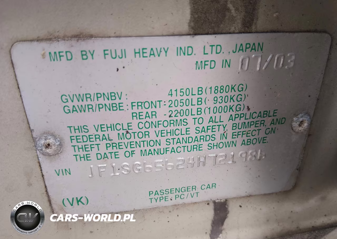 2004 Subaru Forester 2.5Xs VIN:JF1SG65624H721986 - 9