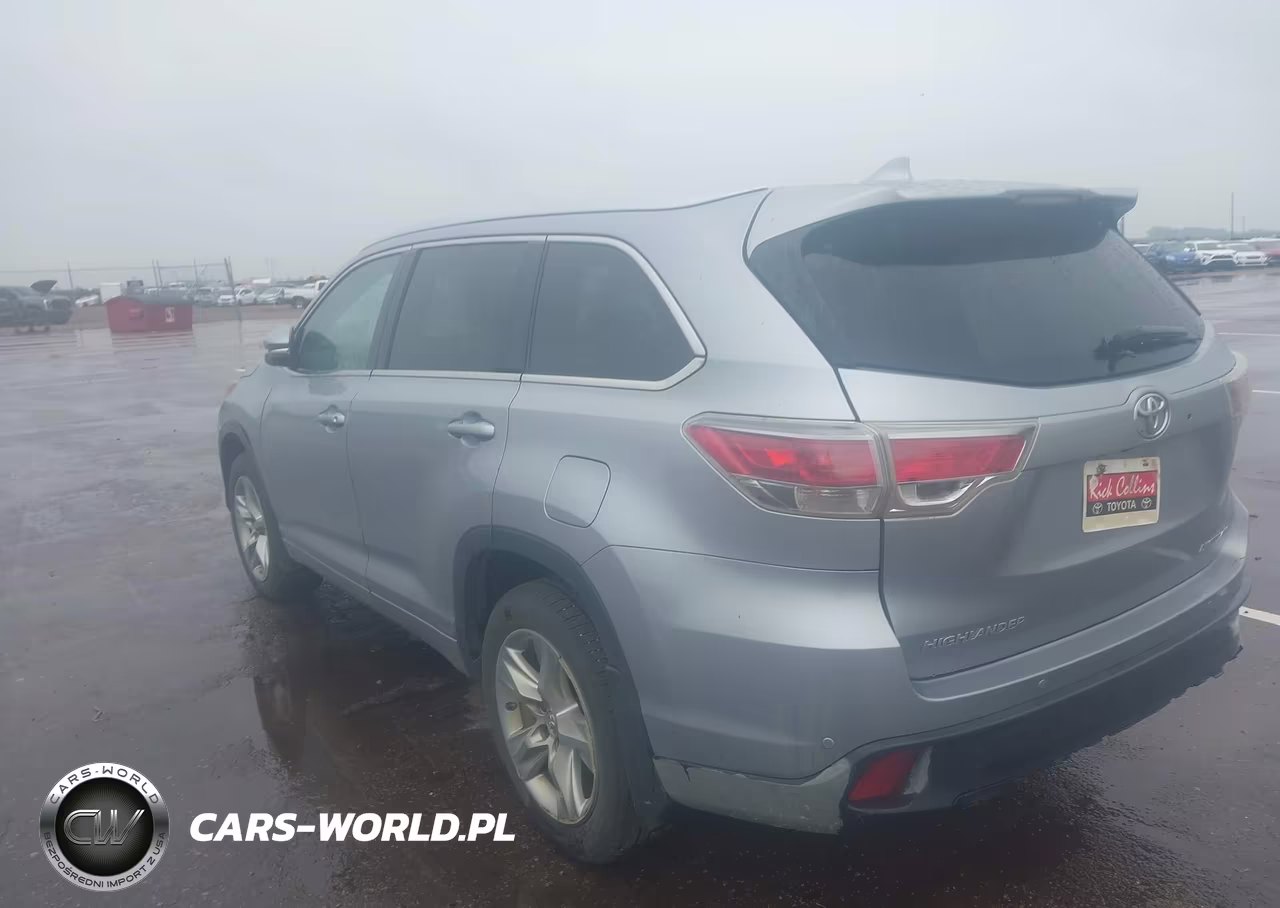2014 Toyota Highlander Limited V6 VIN:5TDDKRFH0ES046932 - 3