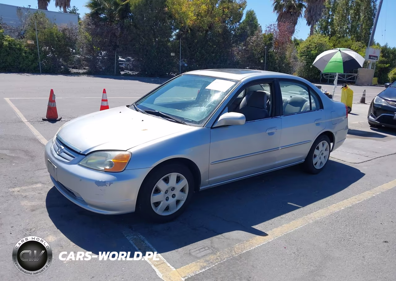 2001 Honda Civic Ex VIN:2HGES26721H598607 - 2