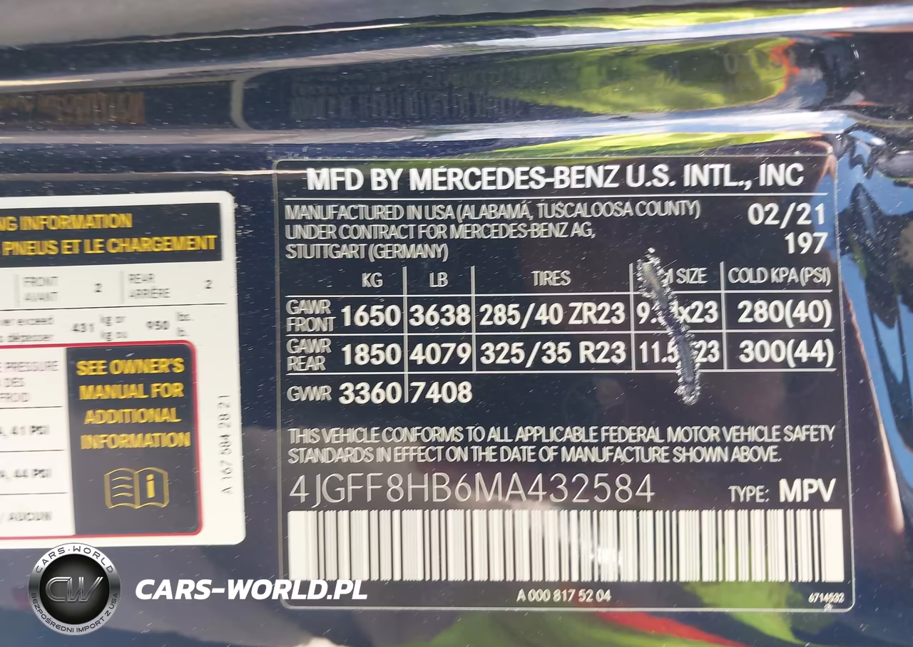 2021 Mercedes-Benz Maybach Gls 600 4Matic VIN:4JGFF8HB6MA432584 - 9