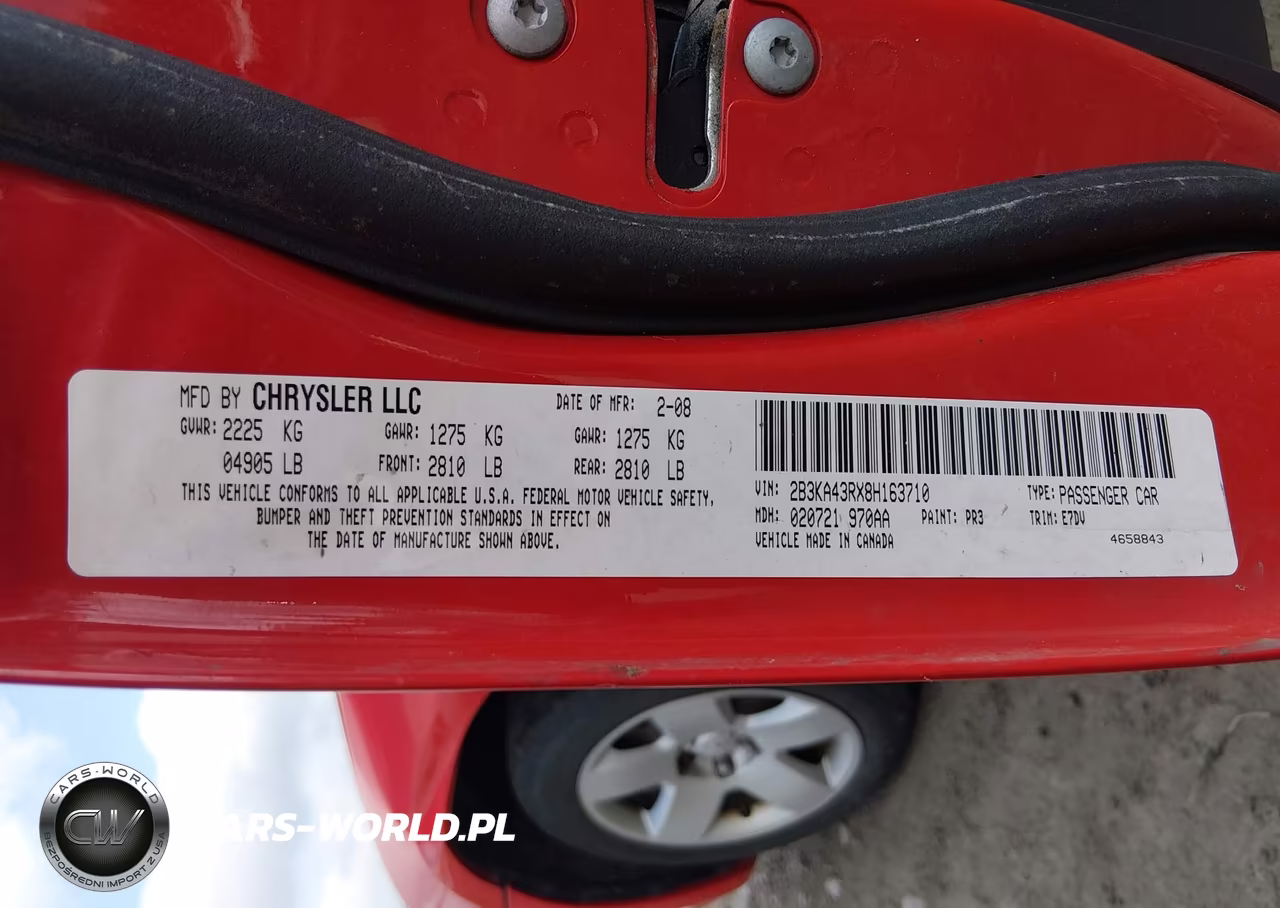2008 Dodge Charger VIN:2B3KA43RX8H163710 - 9