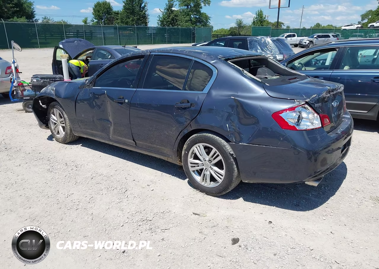 2012 Infiniti G25X VIN:JN1DV6AR1CM860427 - 3