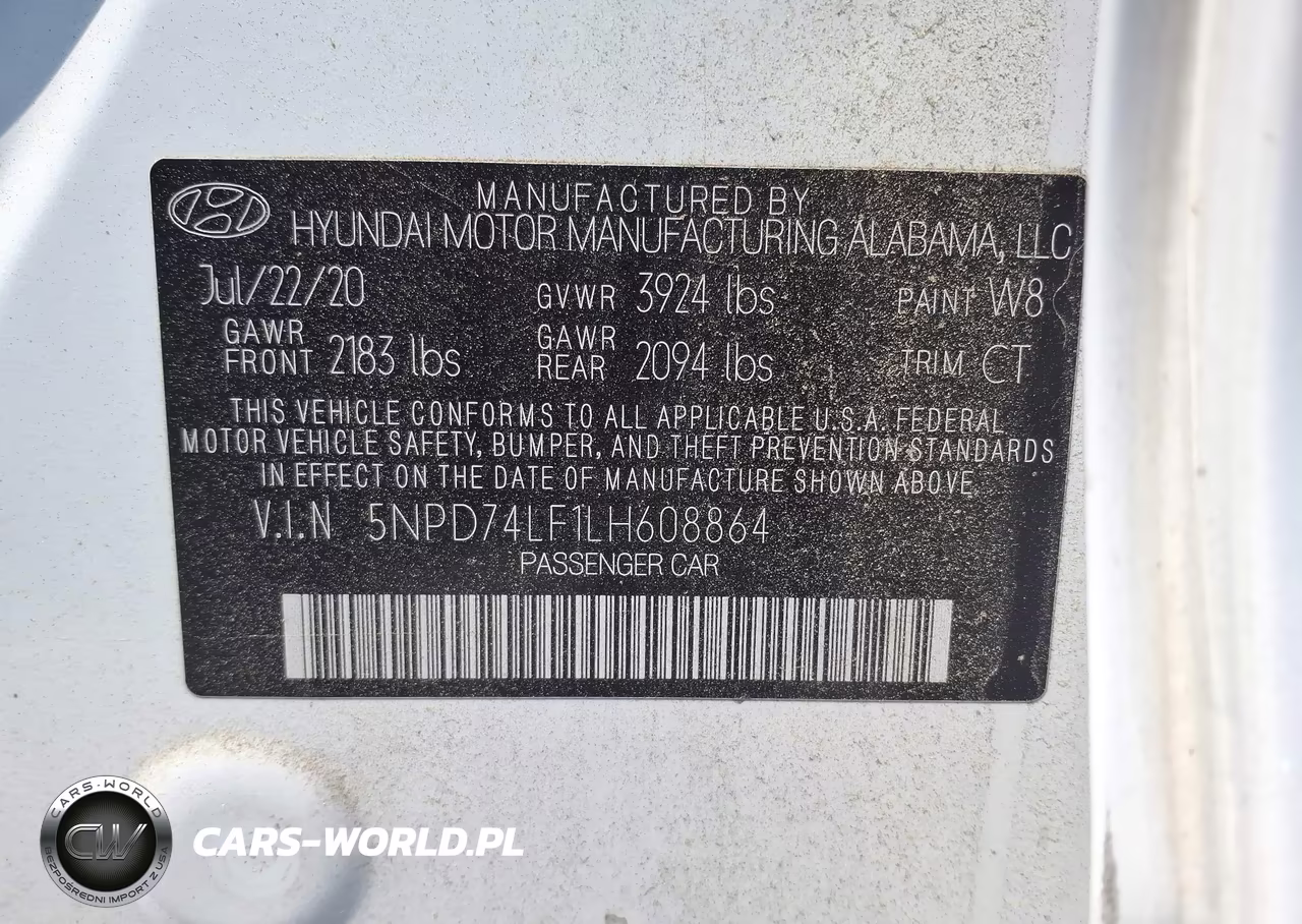 2020 Hyundai Elantra Se VIN:5NPD74LF1LH608864 - 9