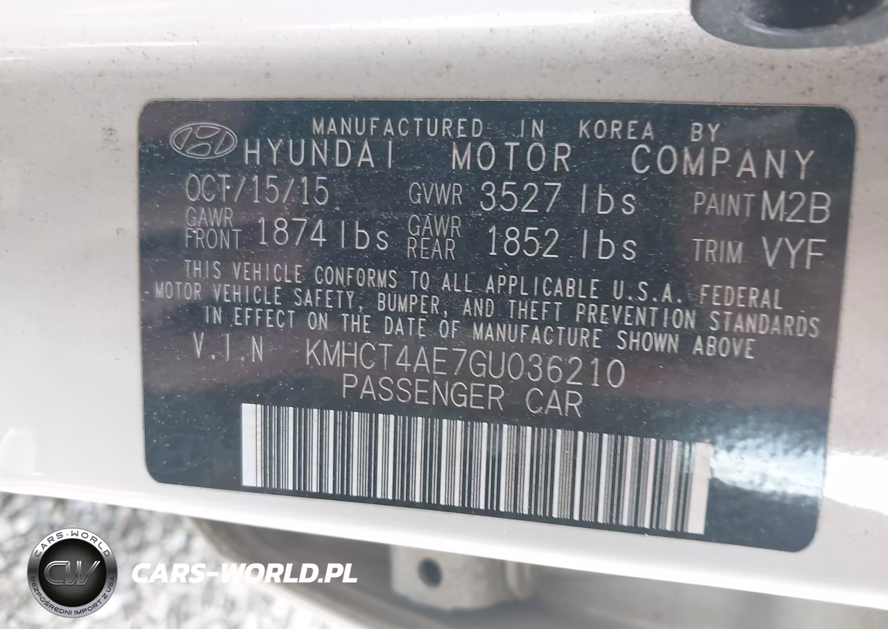 2016 Hyundai Accent Se VIN:KMHCT4AE7GU036210 - 9