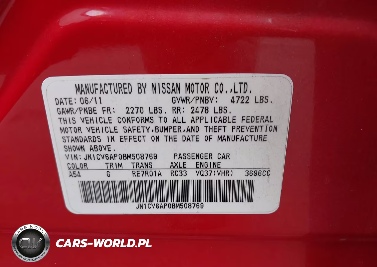 2011 Infiniti G37 Sedan Journey VIN:JN1CV6AP0BM508769 - 9