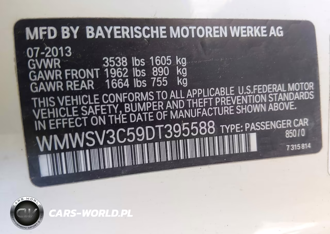 2013 Mini Hardtop Cooper S VIN:WMWSV3C59DT395588 - 9