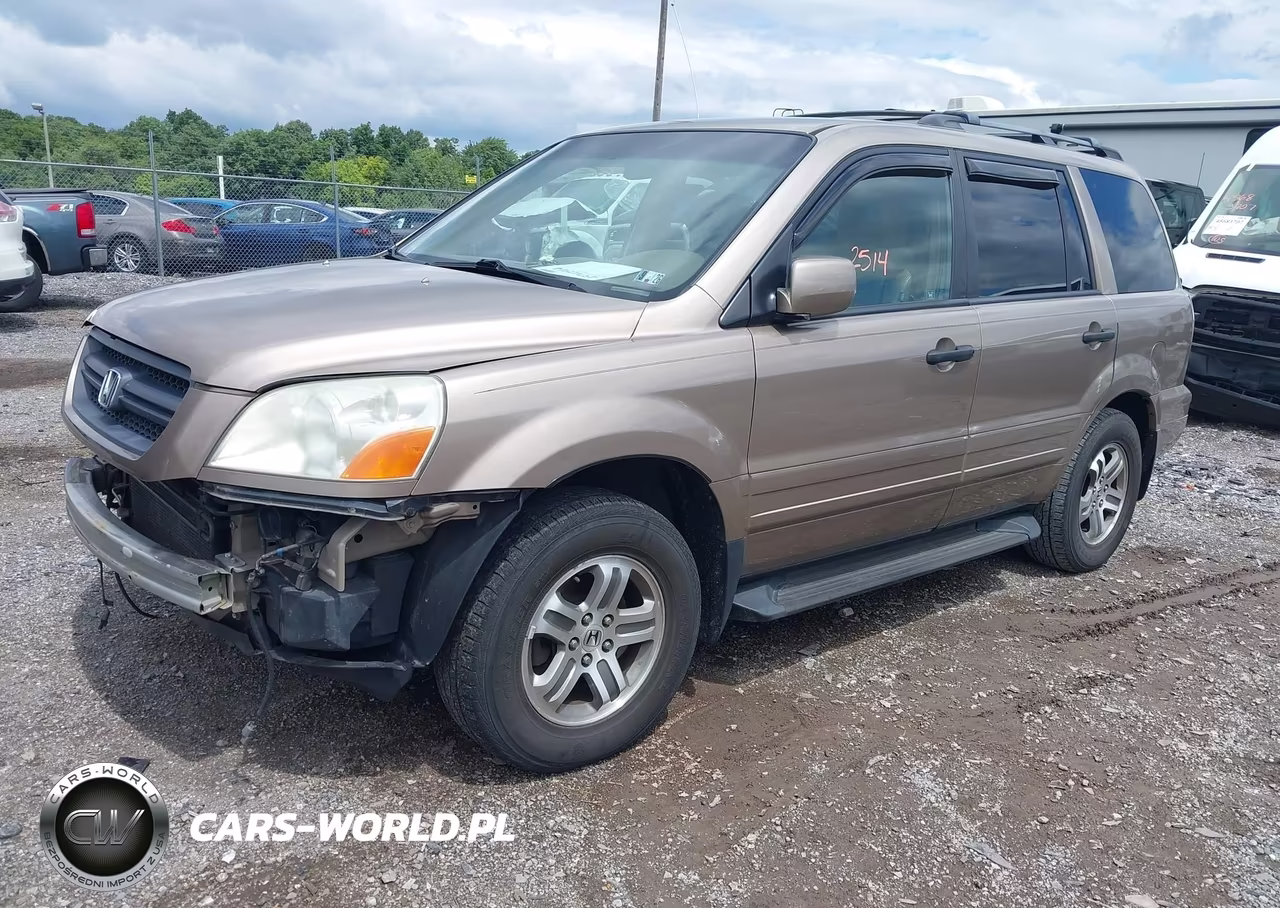 2004 Honda Pilot Ex-L VIN:2HKYF18504H520439 - 2