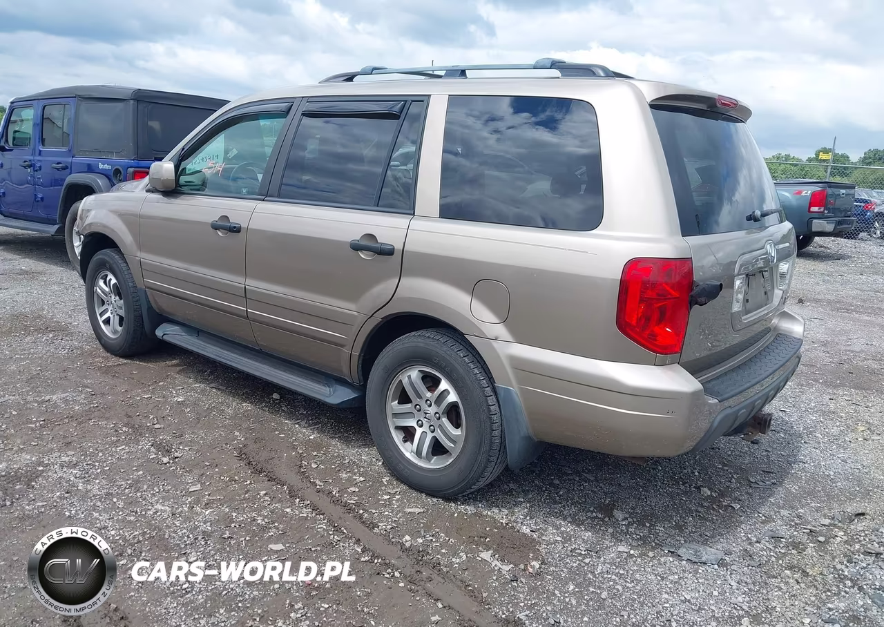 2004 Honda Pilot Ex-L VIN:2HKYF18504H520439 - 3