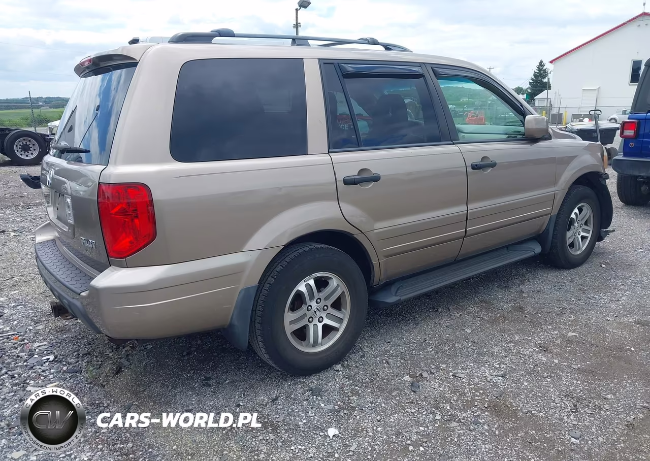 2004 Honda Pilot Ex-L VIN:2HKYF18504H520439 - 4