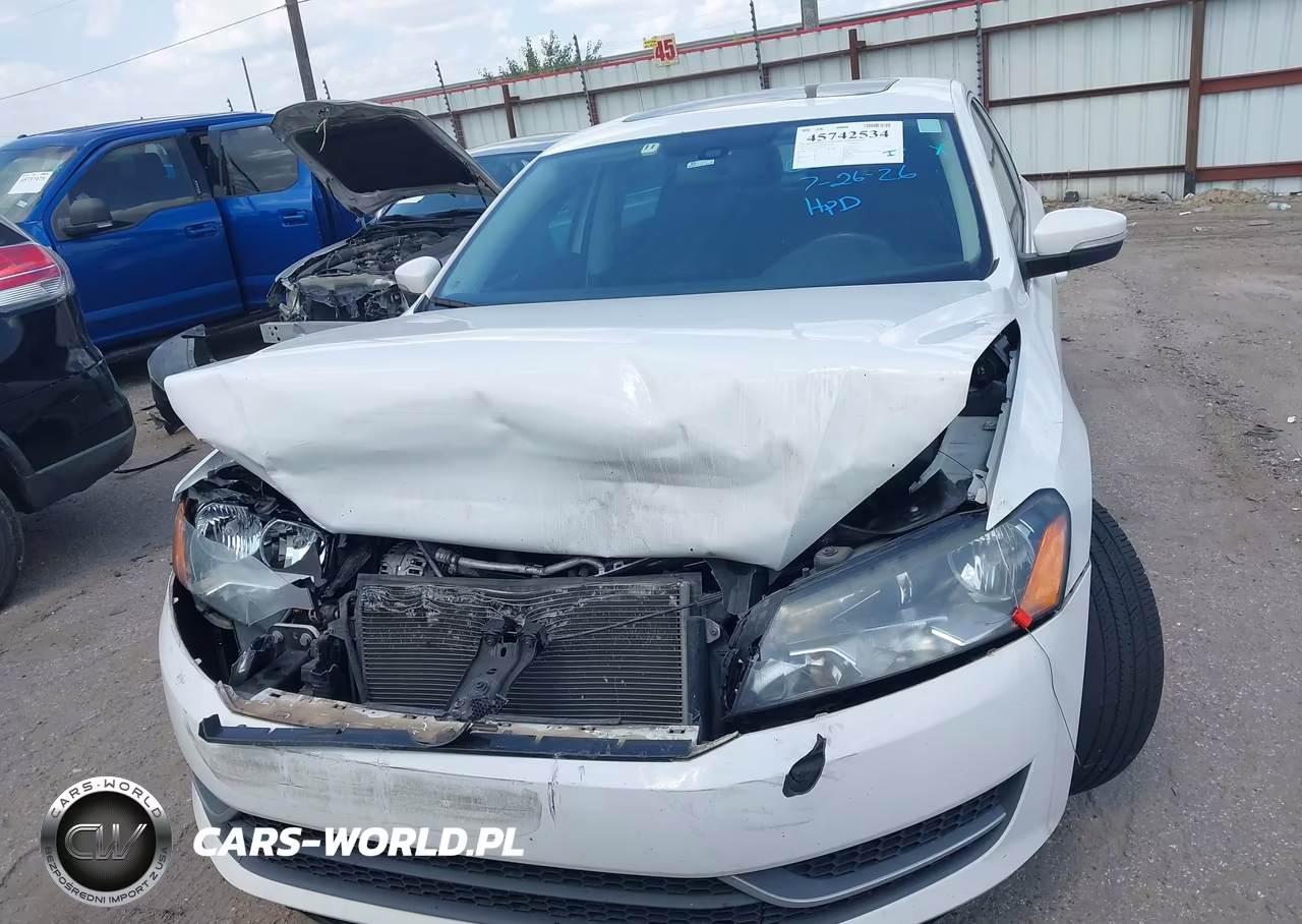 2013 Volkswagen Passat 2.5L Sel VIN:1VWCH7A33DC021529 - 12