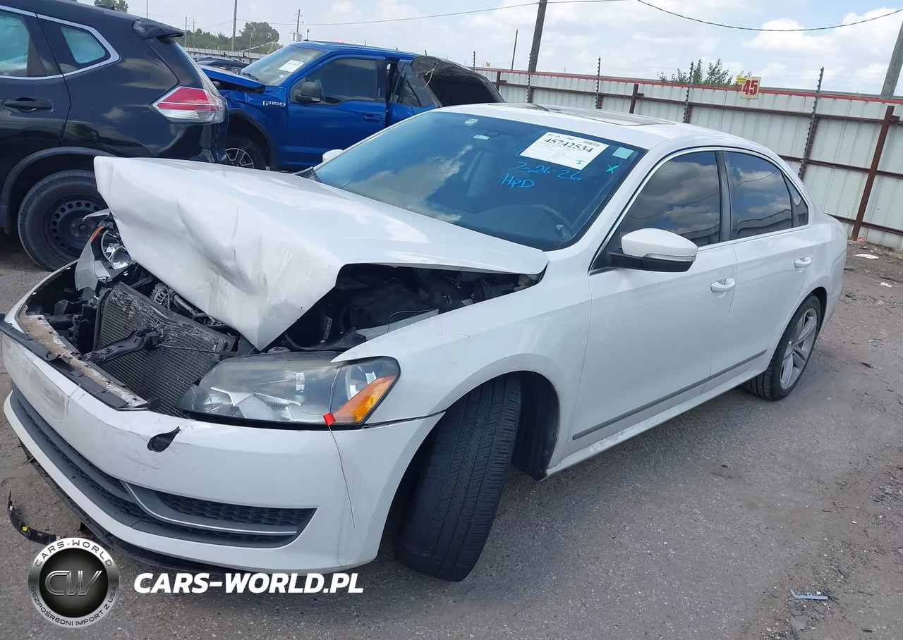 2013 Volkswagen Passat 2.5L Sel VIN:1VWCH7A33DC021529 - 2