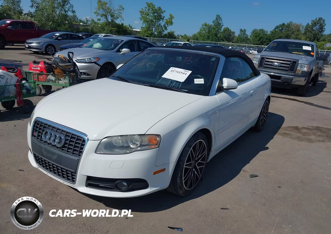 2008 Audi A4 2.0T VIN:WAUEF48H88K013551 - 2