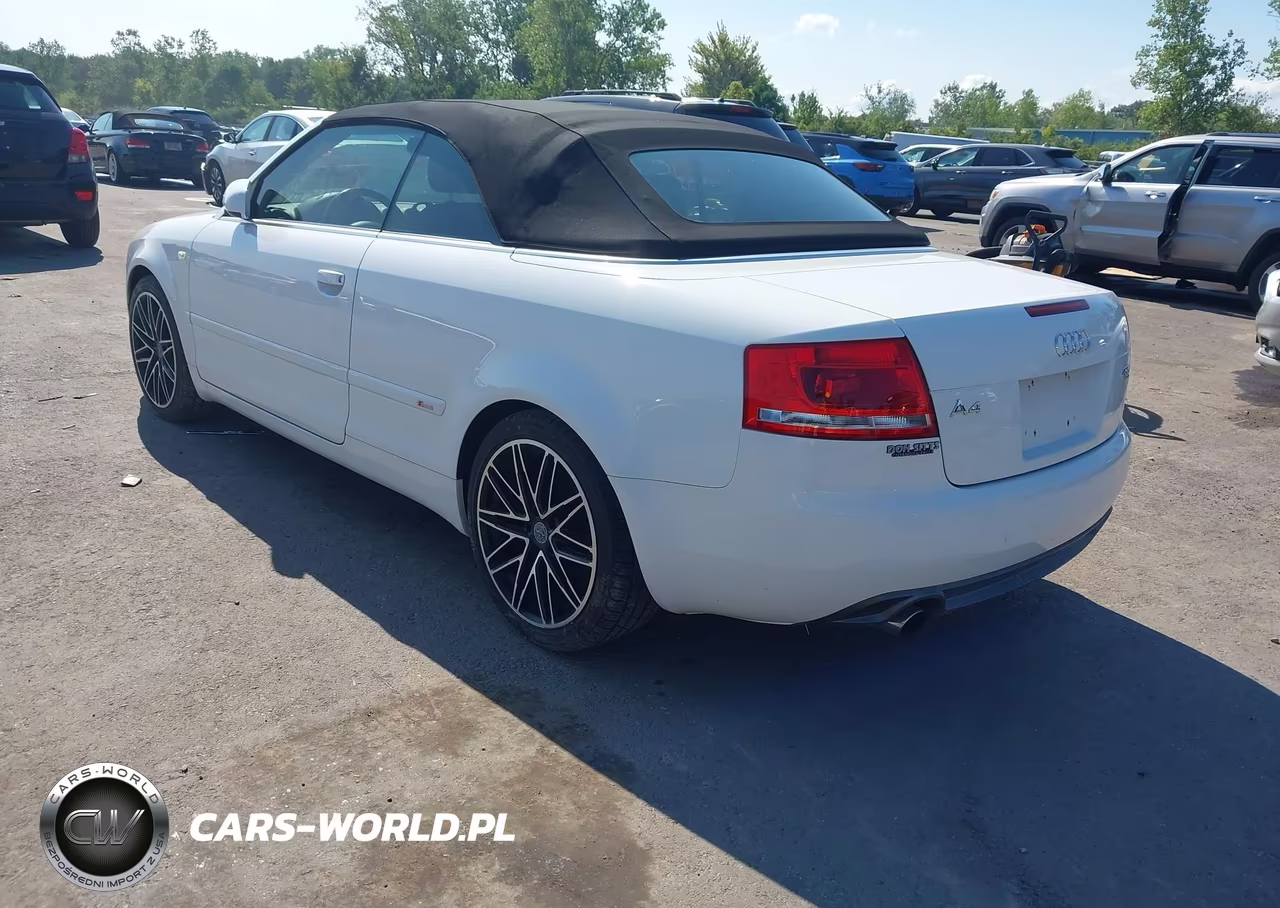 2008 Audi A4 2.0T VIN:WAUEF48H88K013551 - 3