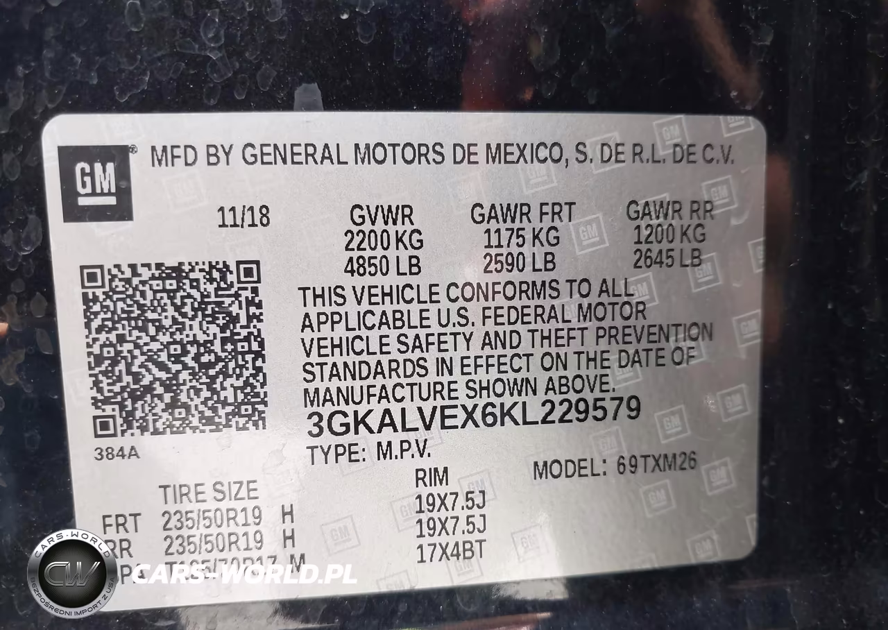 2019 GMC Terrain Slt VIN:3GKALVEX6KL229579 - 9