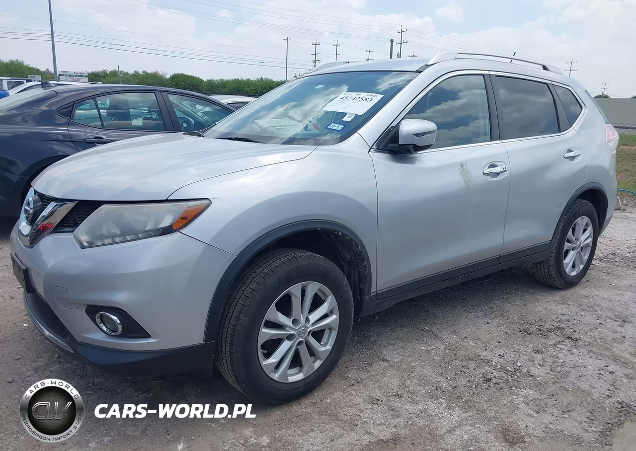 2016 Nissan Rogue Sv VIN:KNMAT2MV2GP620315 - 2
