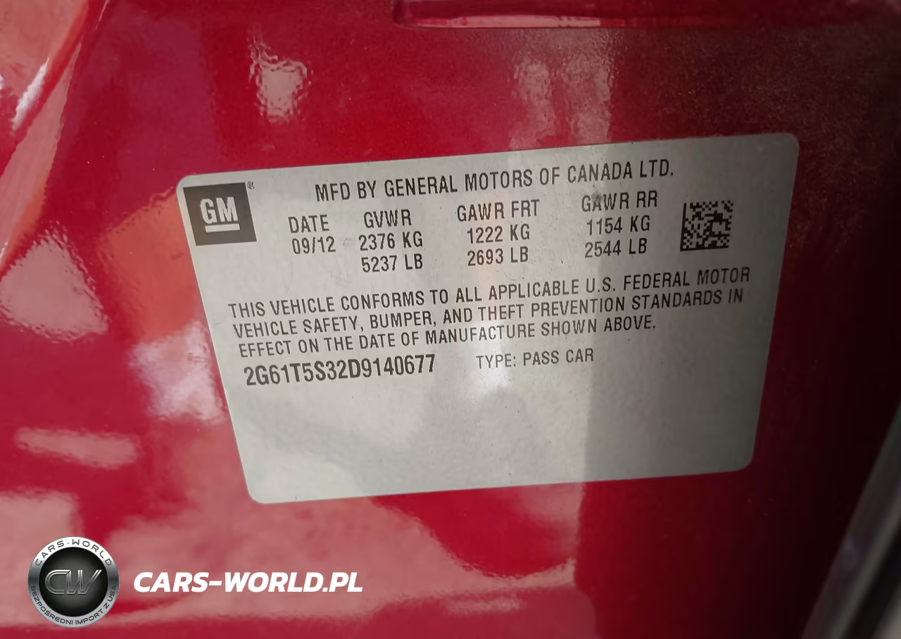 2013 Cadillac Xts Premium VIN:2G61T5S32D9140677 - 9