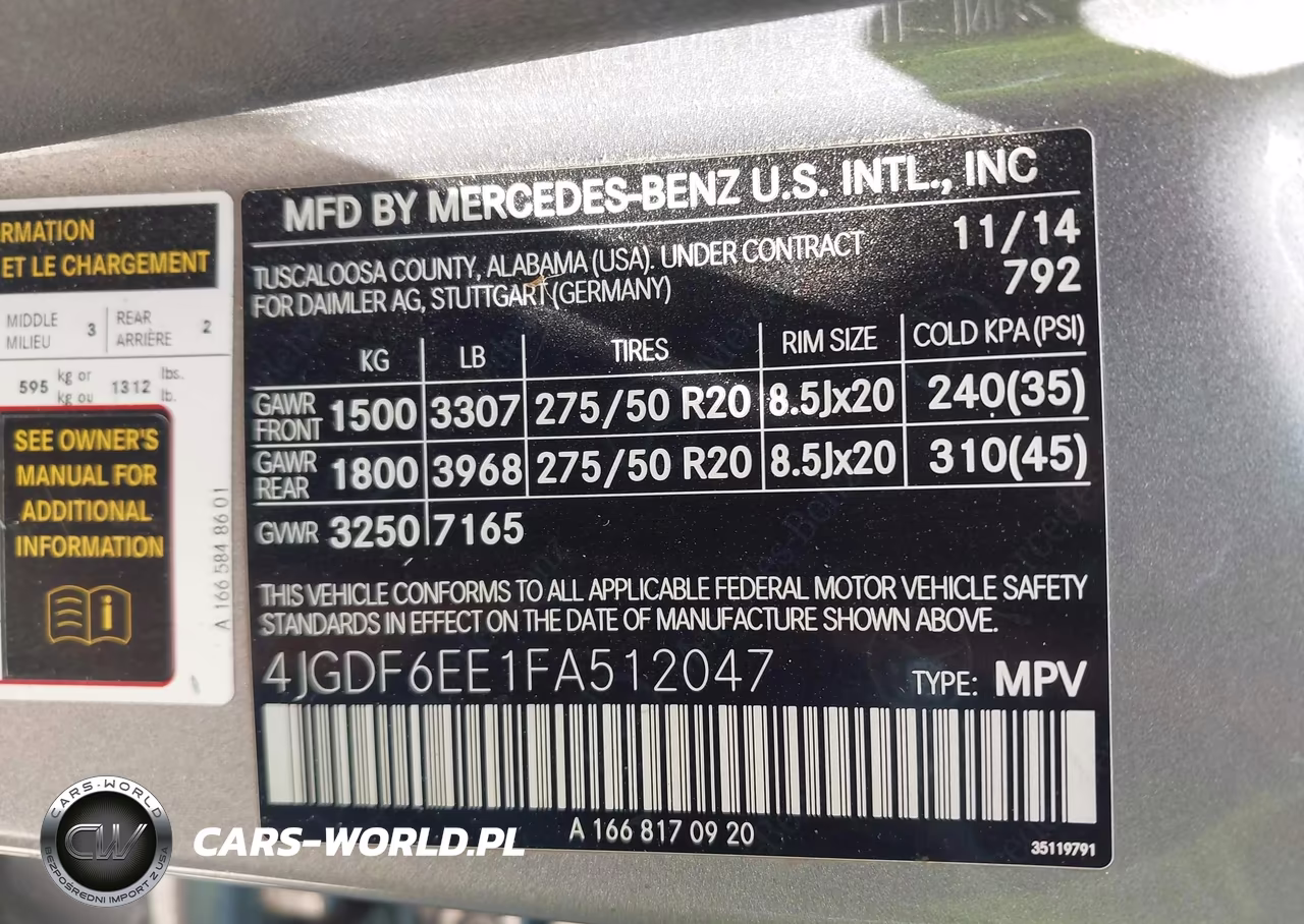 2015 Mercedes-Benz Gl 450 4Matic VIN:4JGDF6EE1FA512047 - 9