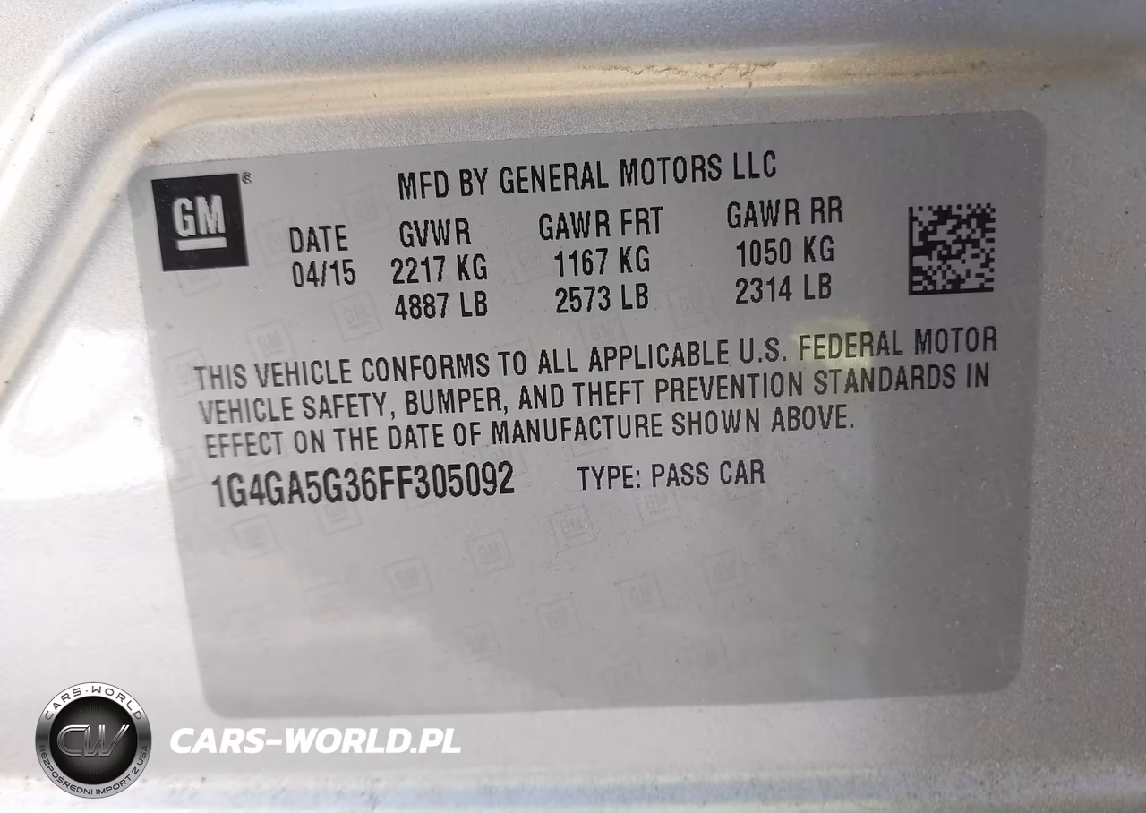 2015 Buick Lacrosse VIN:1G4GA5G36FF305092 - 9