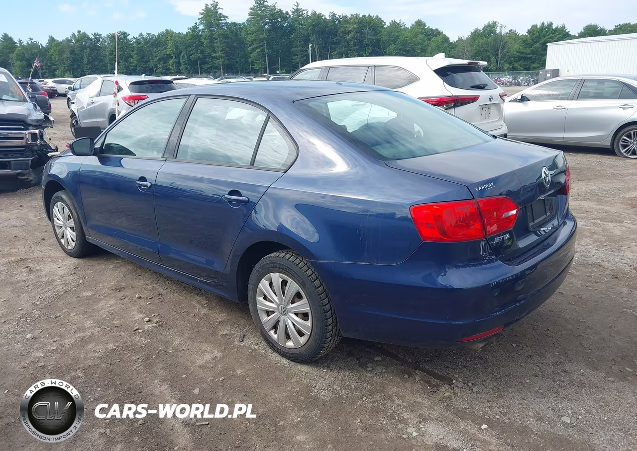2013 Volkswagen Jetta 2.0L S VIN:3VW1K7AJ9DM257107 - 3