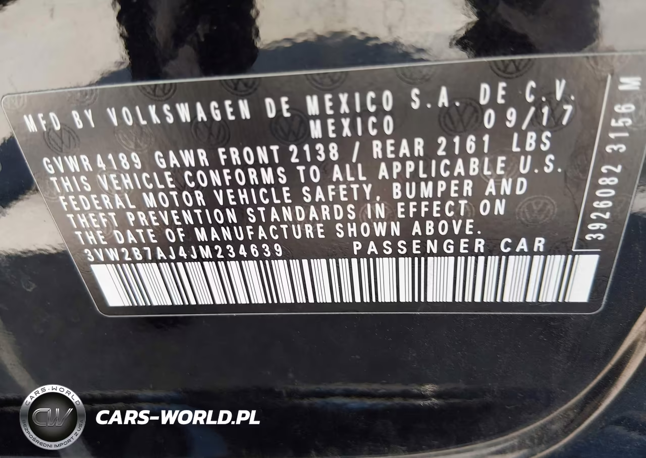 2018 Volkswagen Jetta 1.4T S VIN:3VW2B7AJ4JM234639 - 9