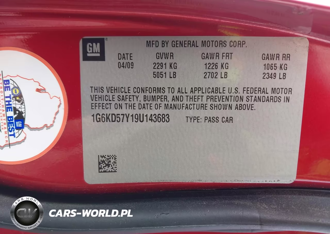 2009 Cadillac Dts 1Sc VIN:1G6KD57Y19U143683 - 9