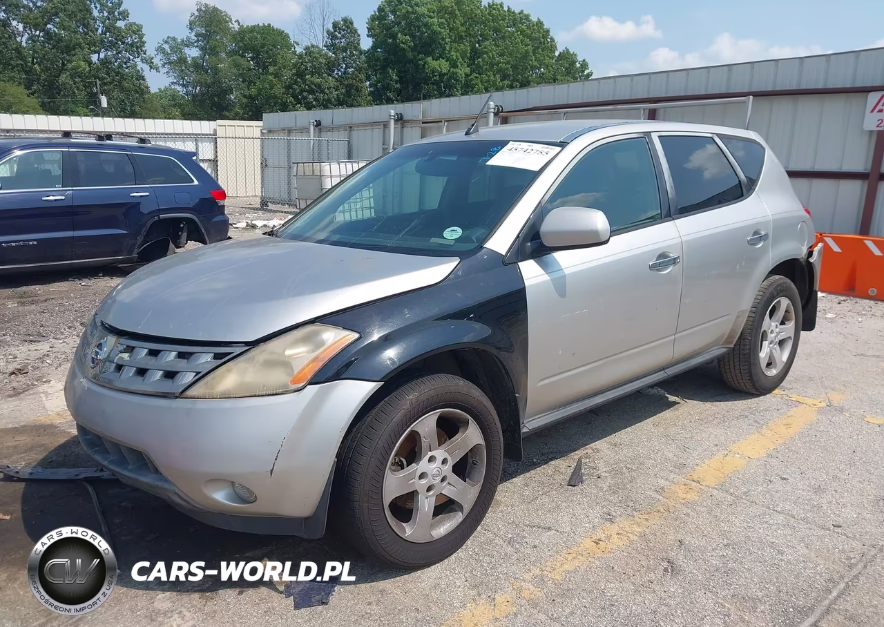 2004 Nissan Murano Sl VIN:JN8AZ08TX4W216843 - 2