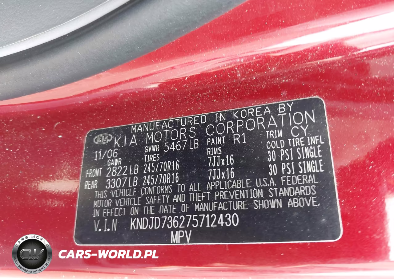 2007 Kia Sorento Lx VIN:KNDJD736275712430 - 9