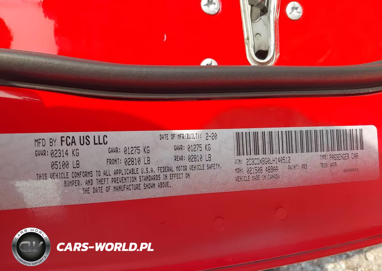 2020 Dodge Charger Sxt Rwd VIN:2C3CDXBG0LH140512 - 9