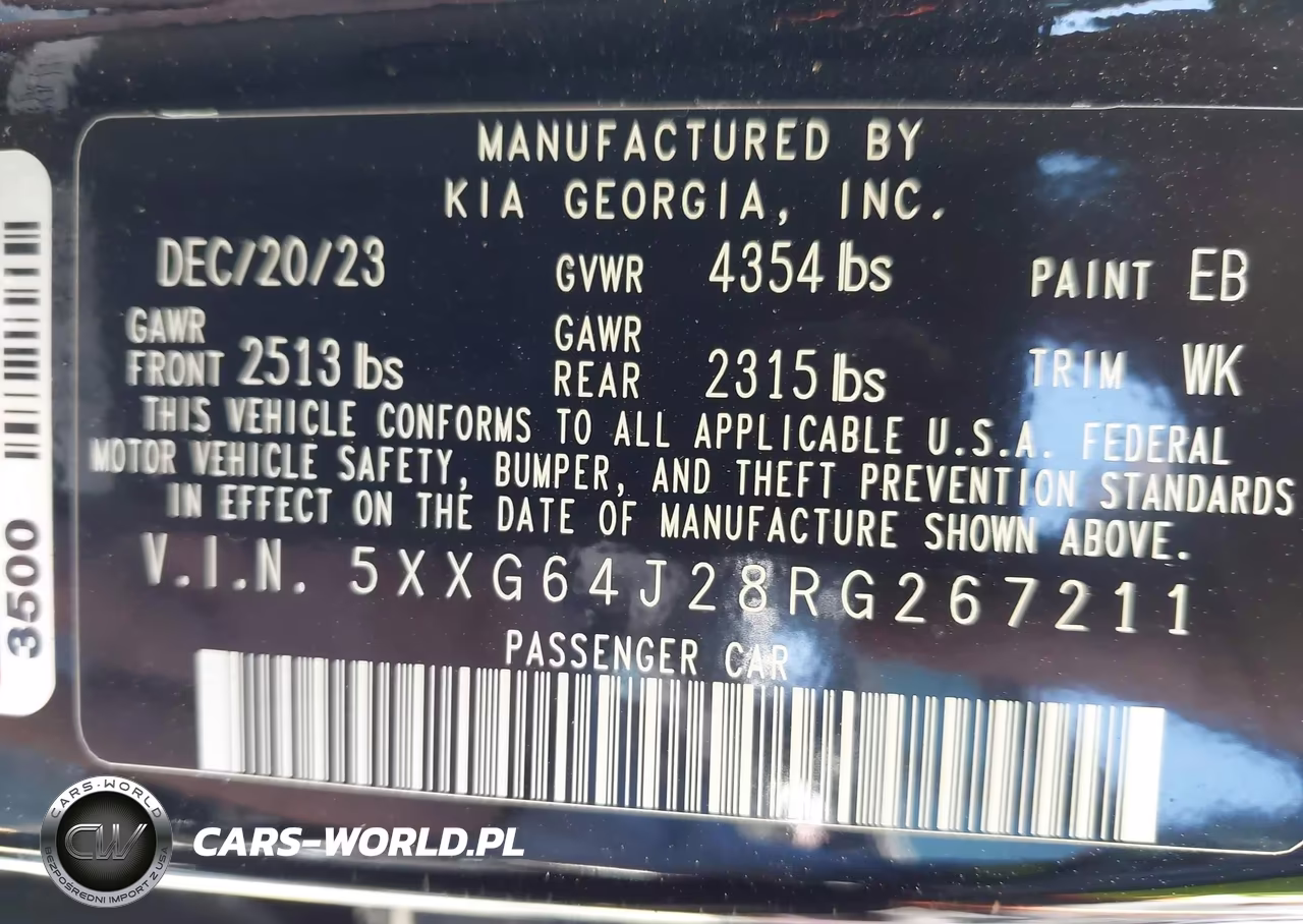 2024 Kia K5 Gt-Line VIN:5XXG64J28RG267211 - 9