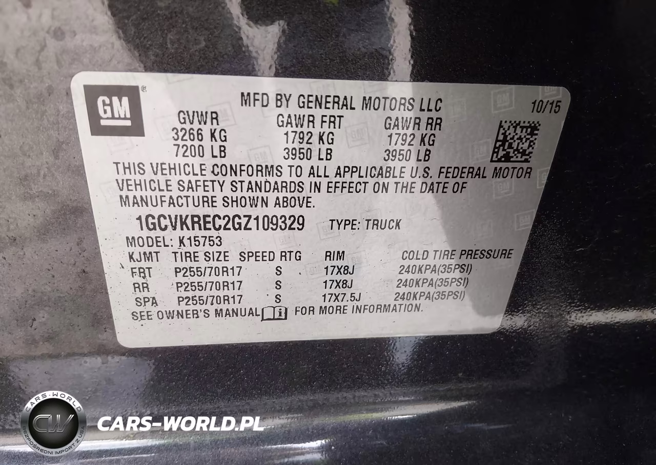 2016 Chevrolet Silverado 1500 Lt VIN:1GCVKREC2GZ109329 - 9