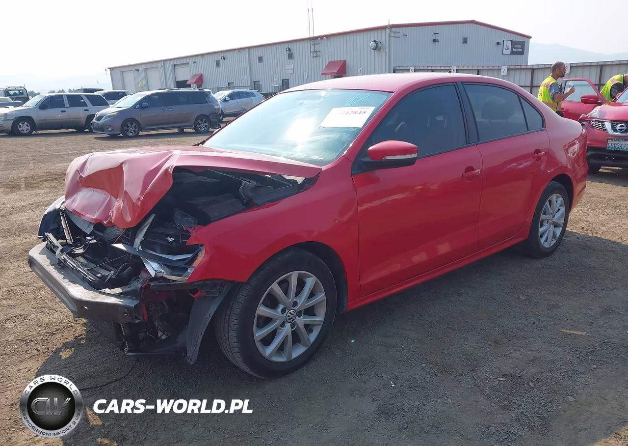 2012 Volkswagen Jetta 2.5L Se VIN:3VWBP7AJ1CM303033 - 2