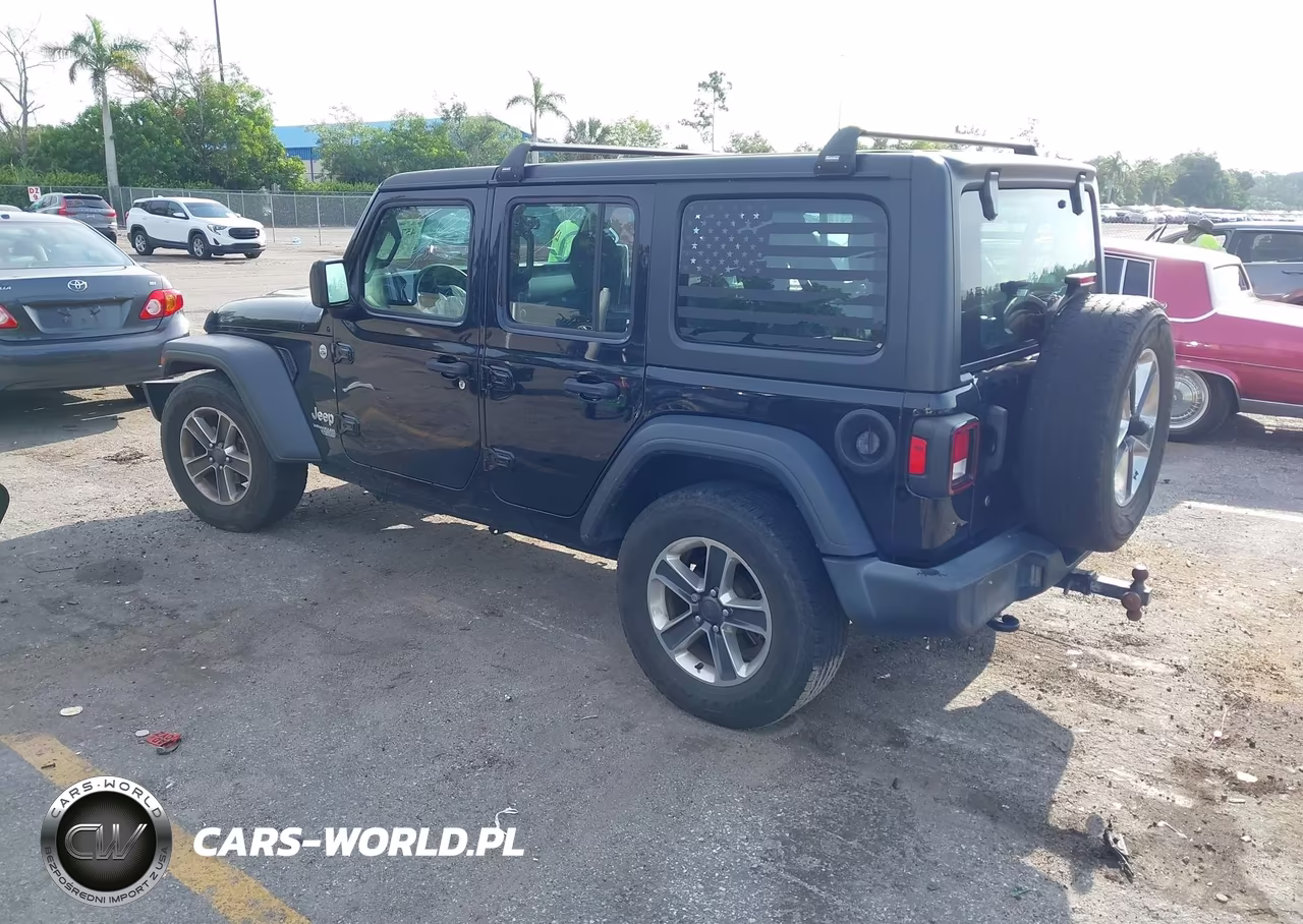 2020 Jeep Wrangler Unlimited Sport 4X4 VIN:1C4HJXDN2LW345773 - 3