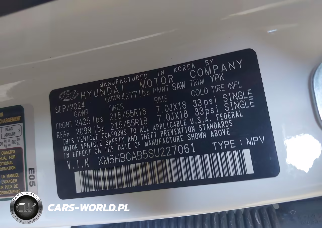 2025 Hyundai Kona Sel VIN:KM8HBCAB5SU227061 - 9