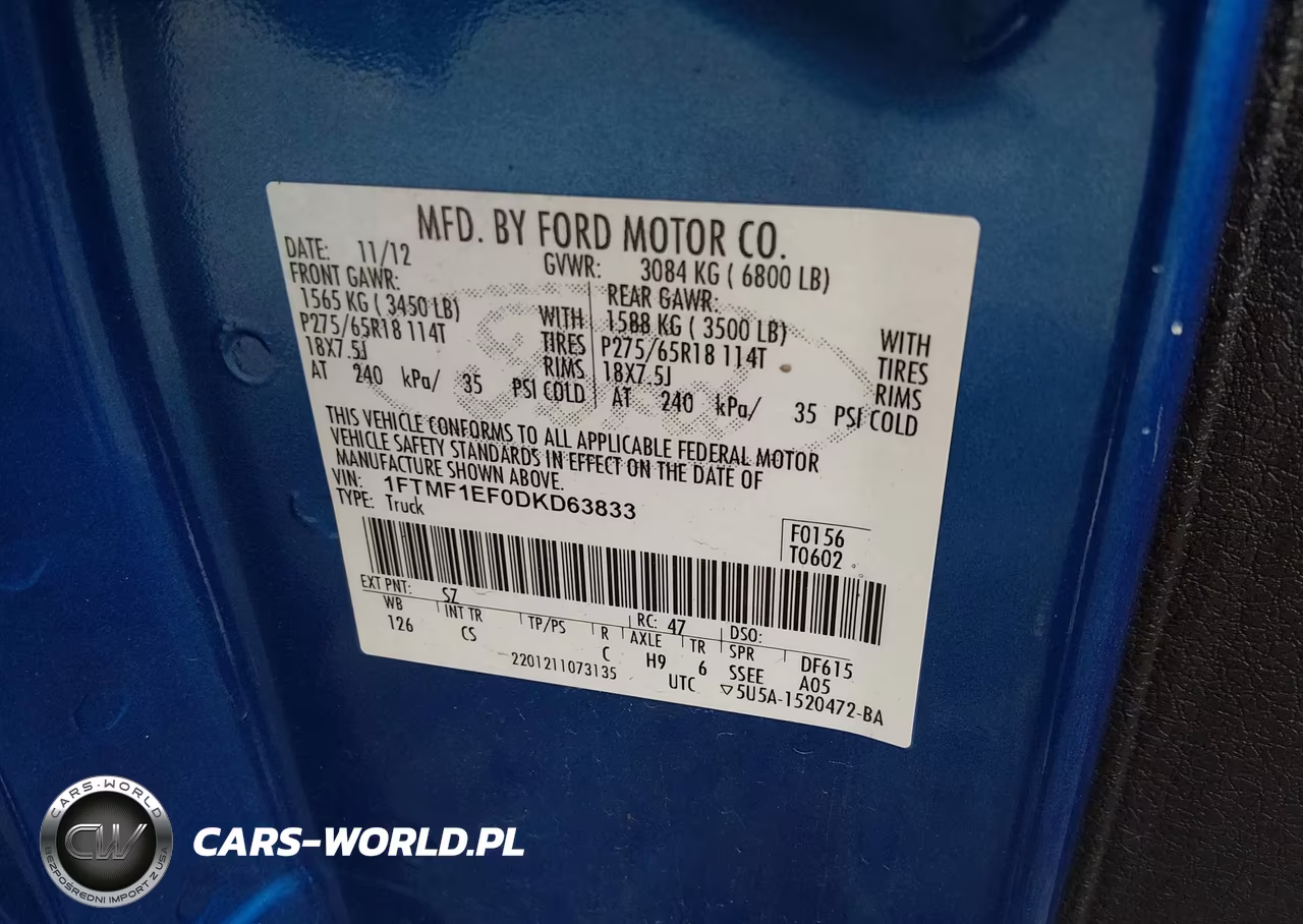 2013 Ford F-150 Stx VIN:1FTMF1EF0DKD63833 - 9